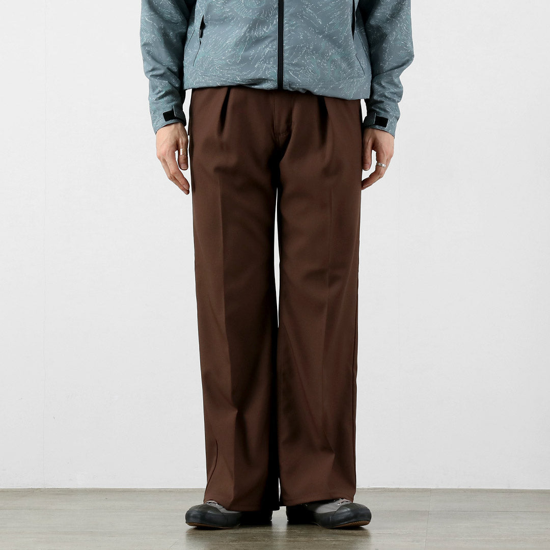 WRANGLER(ラングラー) ランチャー ワイド ポリエステルツイル スラックス