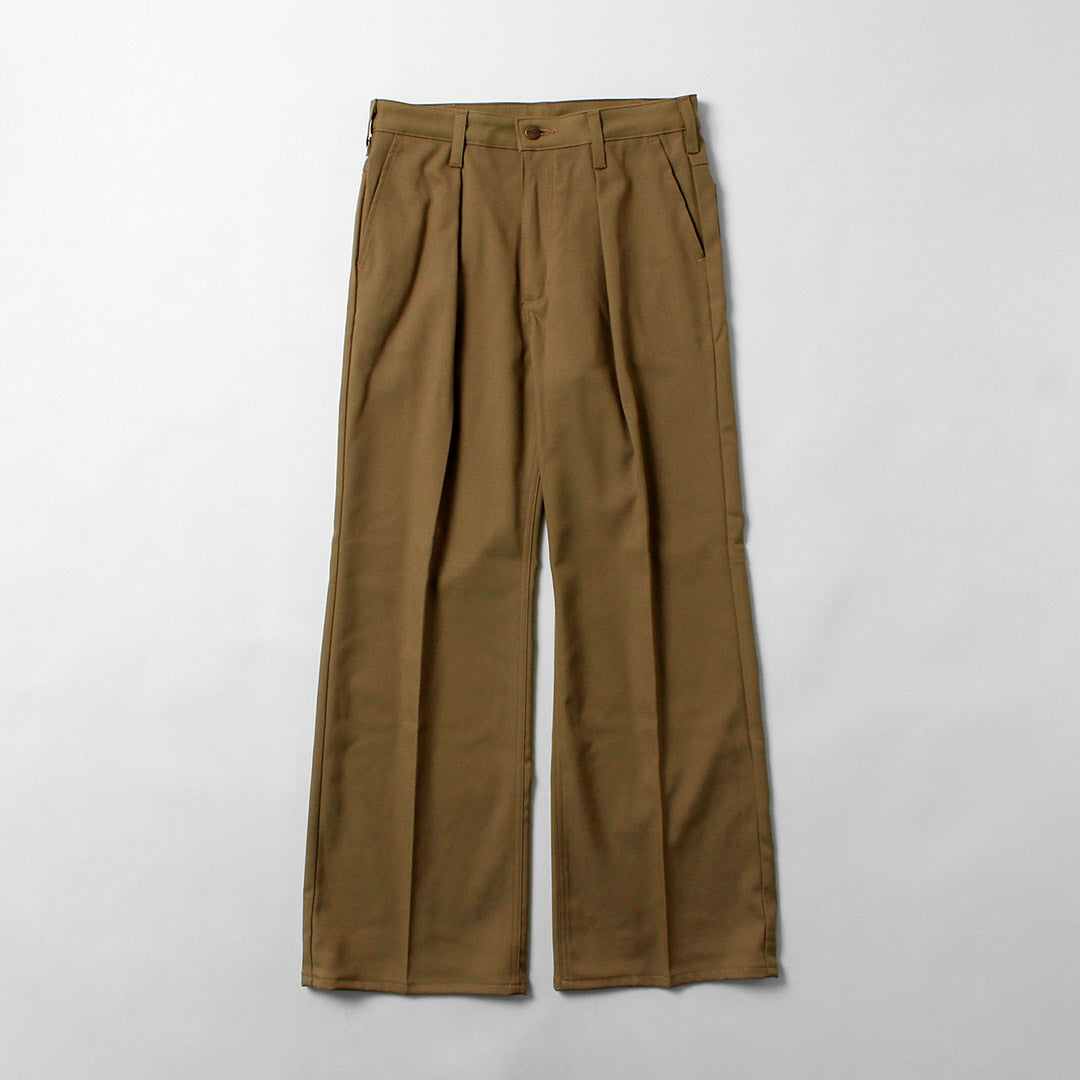 WRANGLER(ラングラー) ランチャー ワイド ポリエステルツイル スラックス