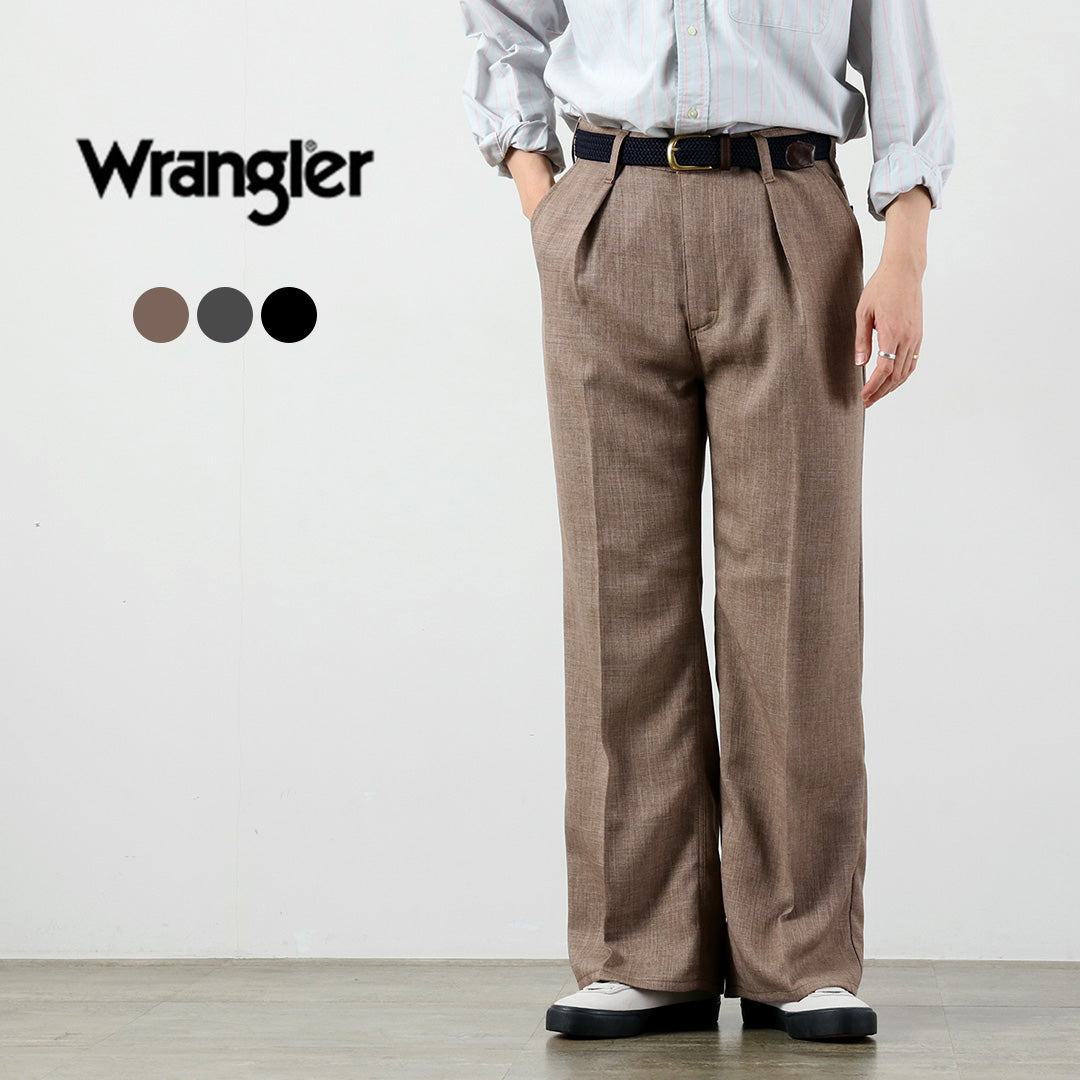 WRANGLER(ラングラー) ランチャー ワイド リネンライクファブリック パンツ