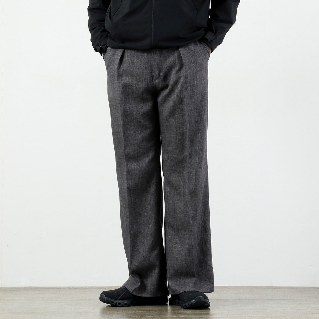 WRANGLER(ラングラー) ランチャー ワイド リネンライクファブリック パンツ