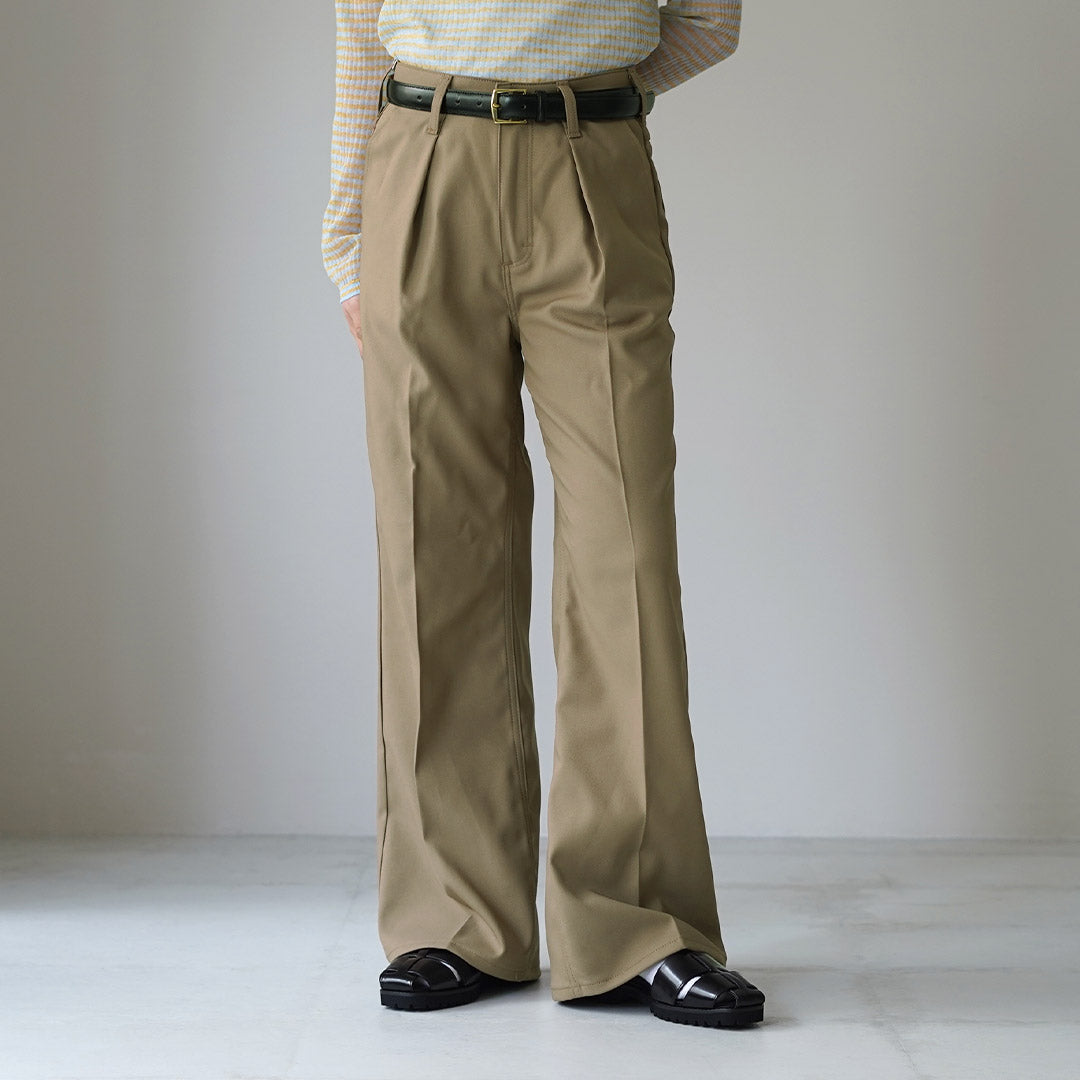 WRANGLER(ラングラー) ランチャー ワイド ポリエステルツイル パンツ レディース