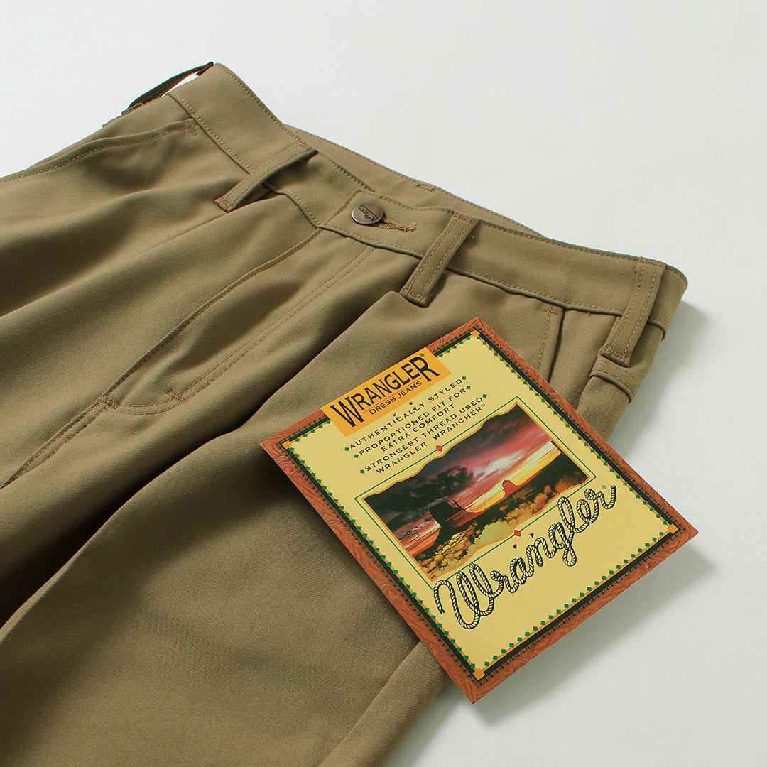 WRANGLER(ラングラー) ランチャー ワイド ポリエステルツイル パンツ レディース