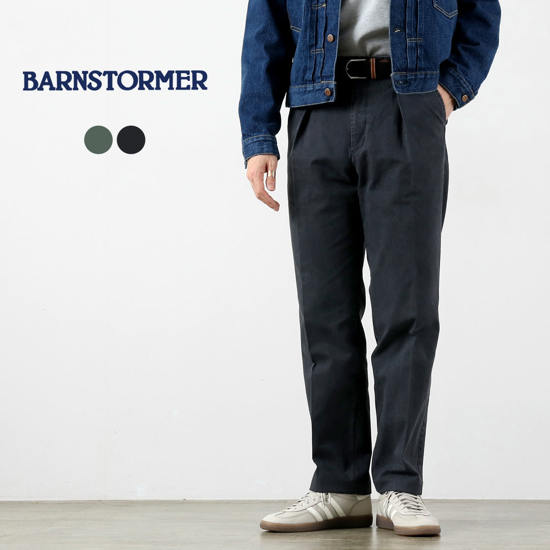 BARNSTORMER(バーンストーマー) 1プリーツ フレンチワーカーズ パンツ 日本製
