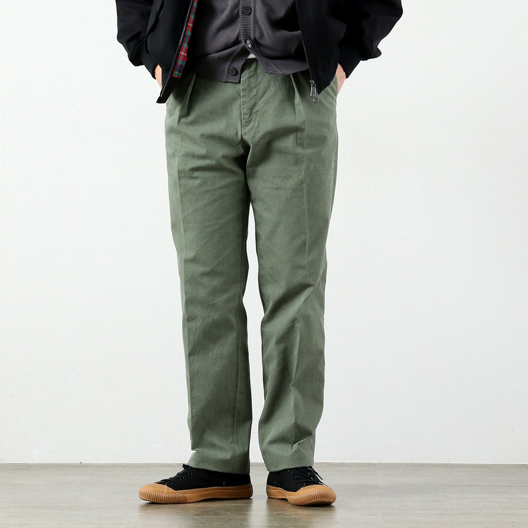 BARNSTORMER(バーンストーマー) 1プリーツ フレンチワーカーズ パンツ 日本製