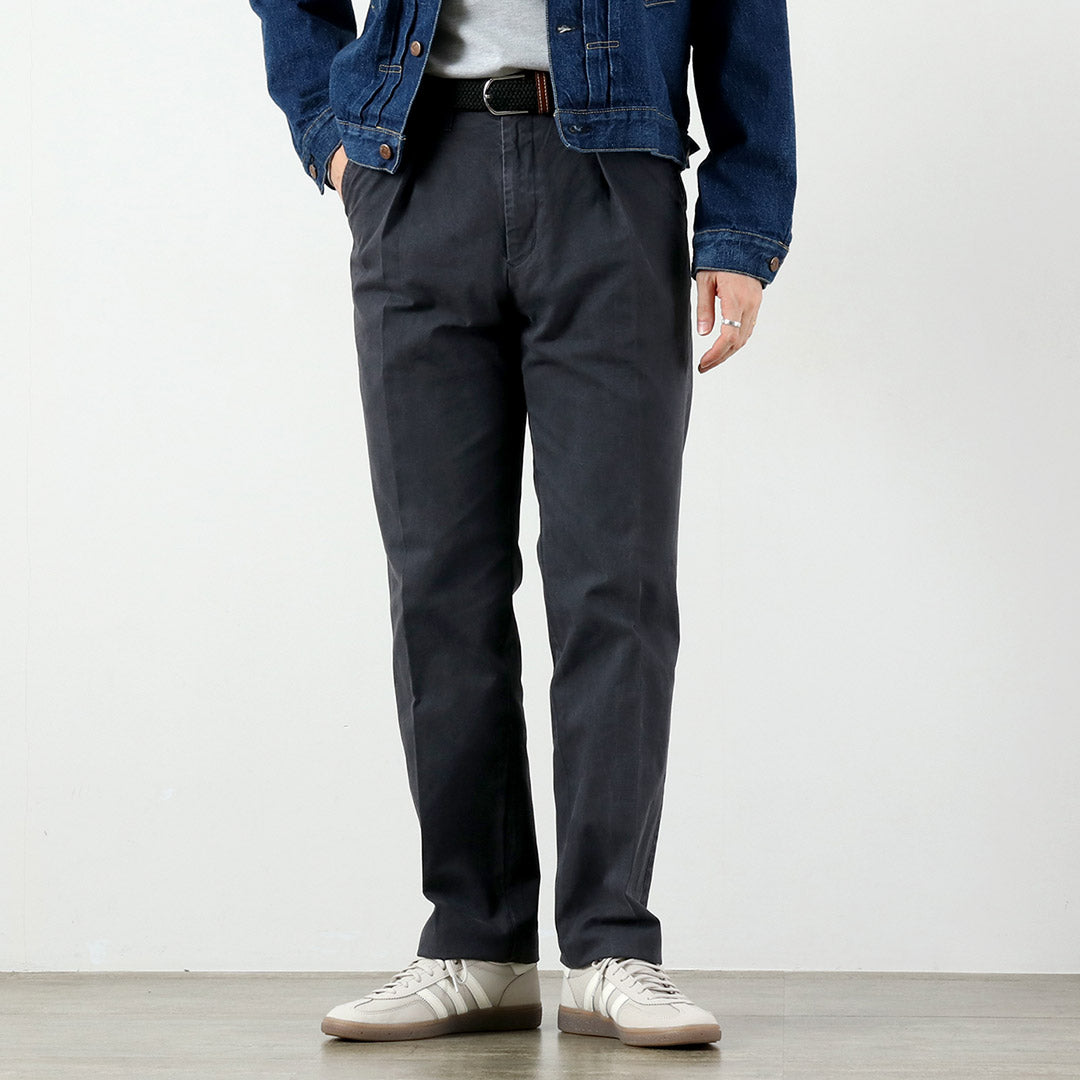 BARNSTORMER(バーンストーマー) 1プリーツ フレンチワーカーズ パンツ 日本製