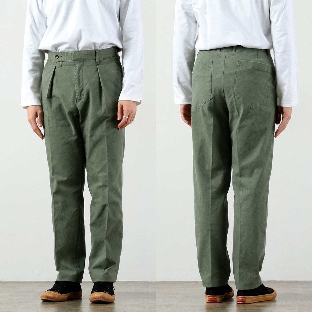 BARNSTORMER(バーンストーマー) 1プリーツ フレンチワーカーズ パンツ 日本製