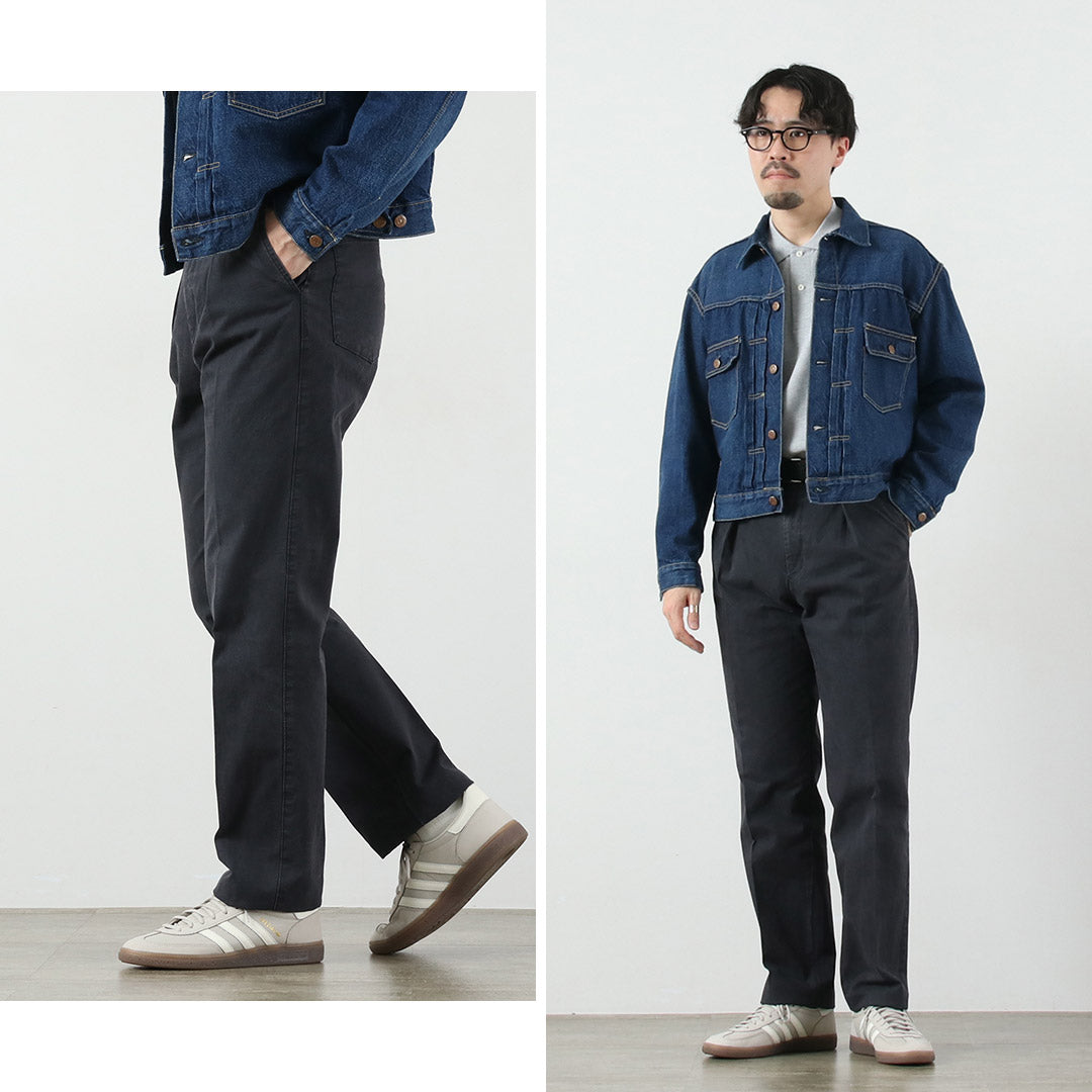 BARNSTORMER(バーンストーマー) 1プリーツ フレンチワーカーズ パンツ 日本製