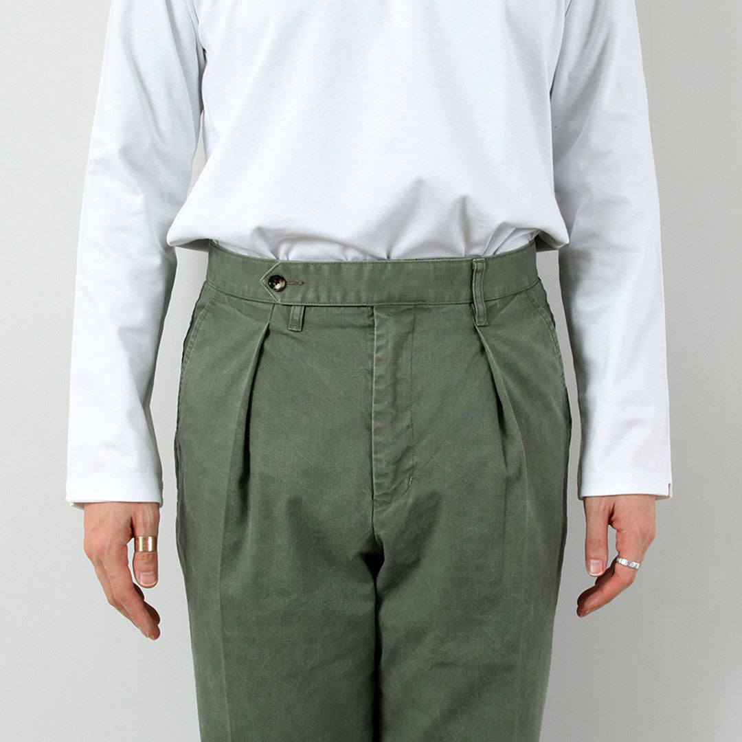 BARNSTORMER(バーンストーマー) 1プリーツ フレンチワーカーズ パンツ 日本製