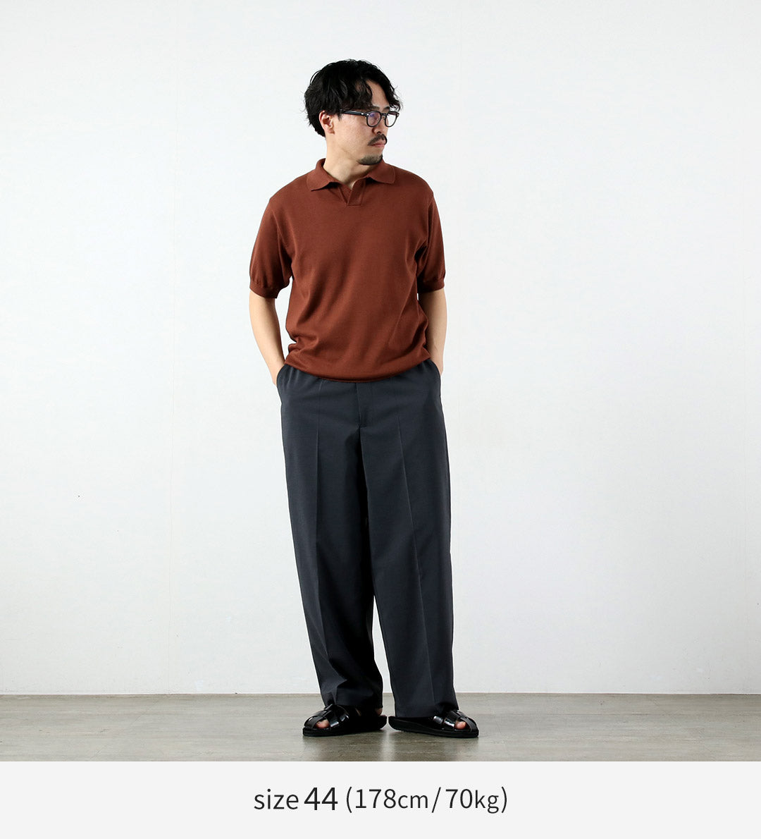 FANTASTICDAYS(ファンタスティックデイズ) エッグトラウザー ポリエステルリネン パンツ 日本製