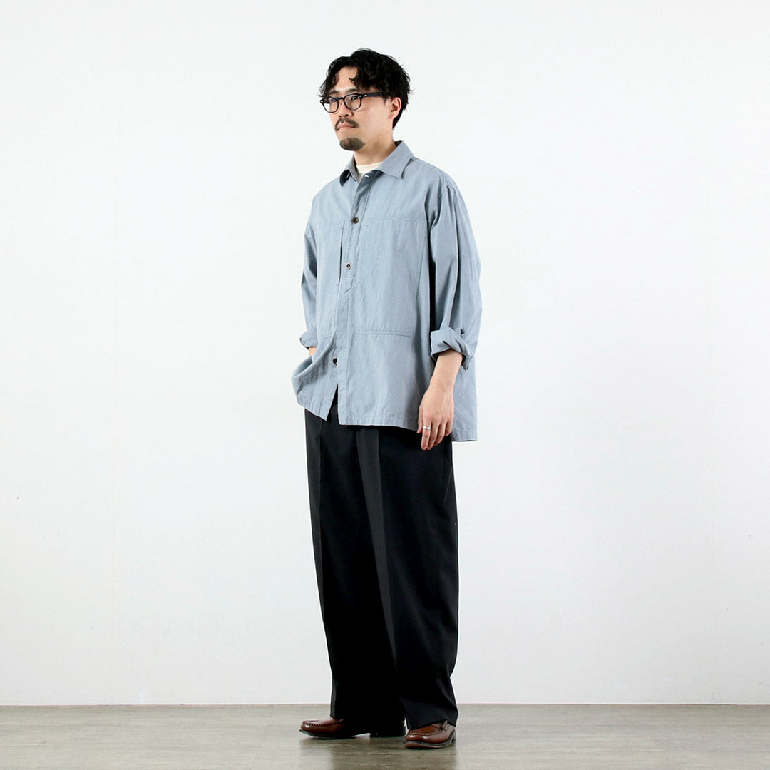 FANTASTICDAYS(ファンタスティックデイズ) エッグトラウザー ポリエステルリネン パンツ 日本製