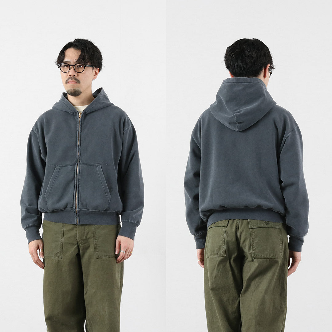 REMI RELIEF(レミレリーフ) SP加工裏毛ZIPパーカー New Fit スウェット 日本製