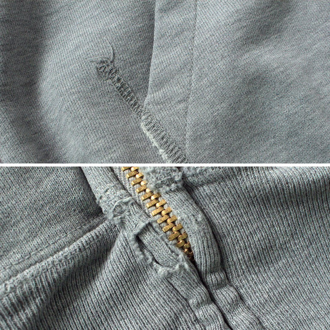 REMI RELIEF(レミレリーフ) SP加工裏毛ZIPパーカー New Fit スウェット 日本製