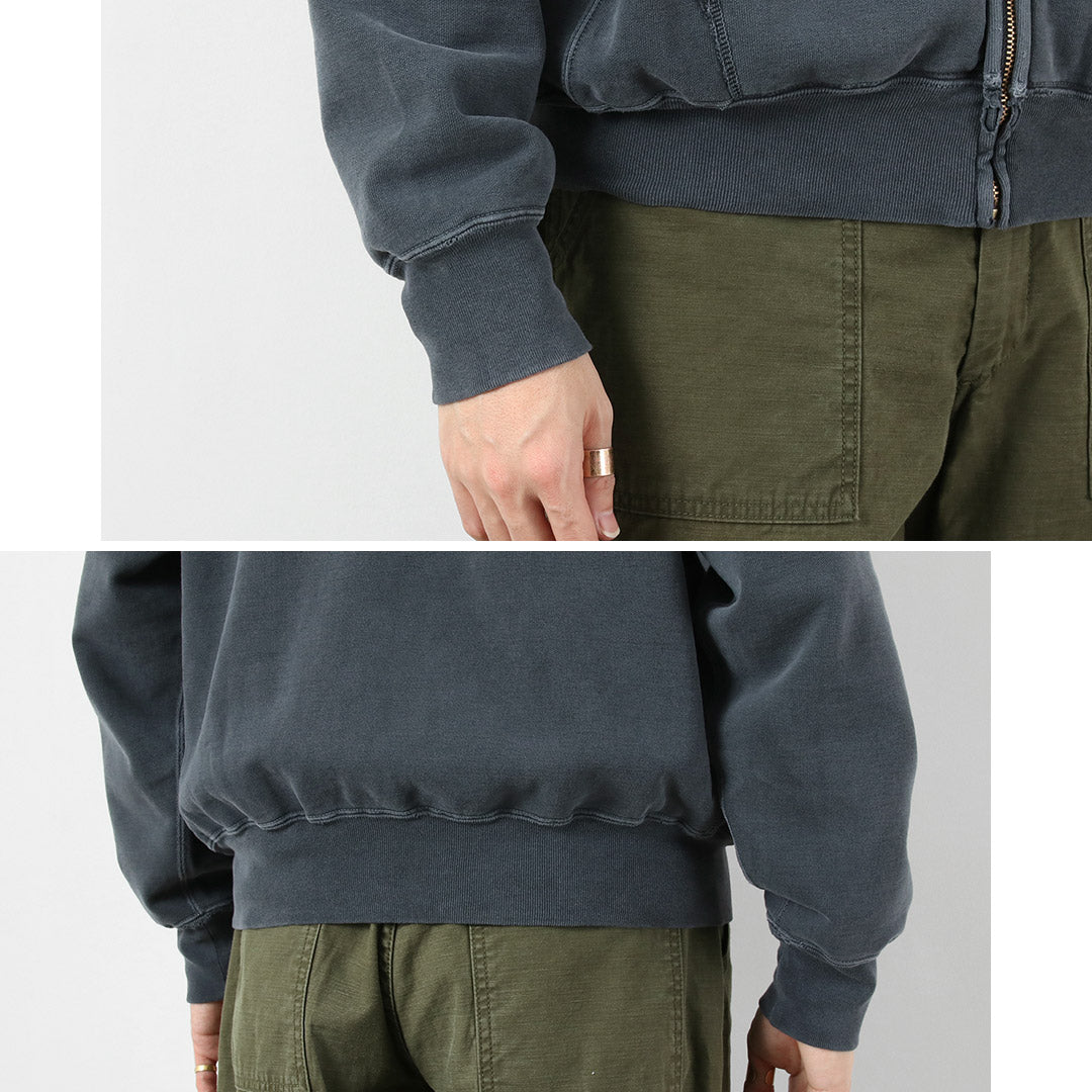 REMI RELIEF(レミレリーフ) SP加工裏毛ZIPパーカー New Fit スウェット 日本製