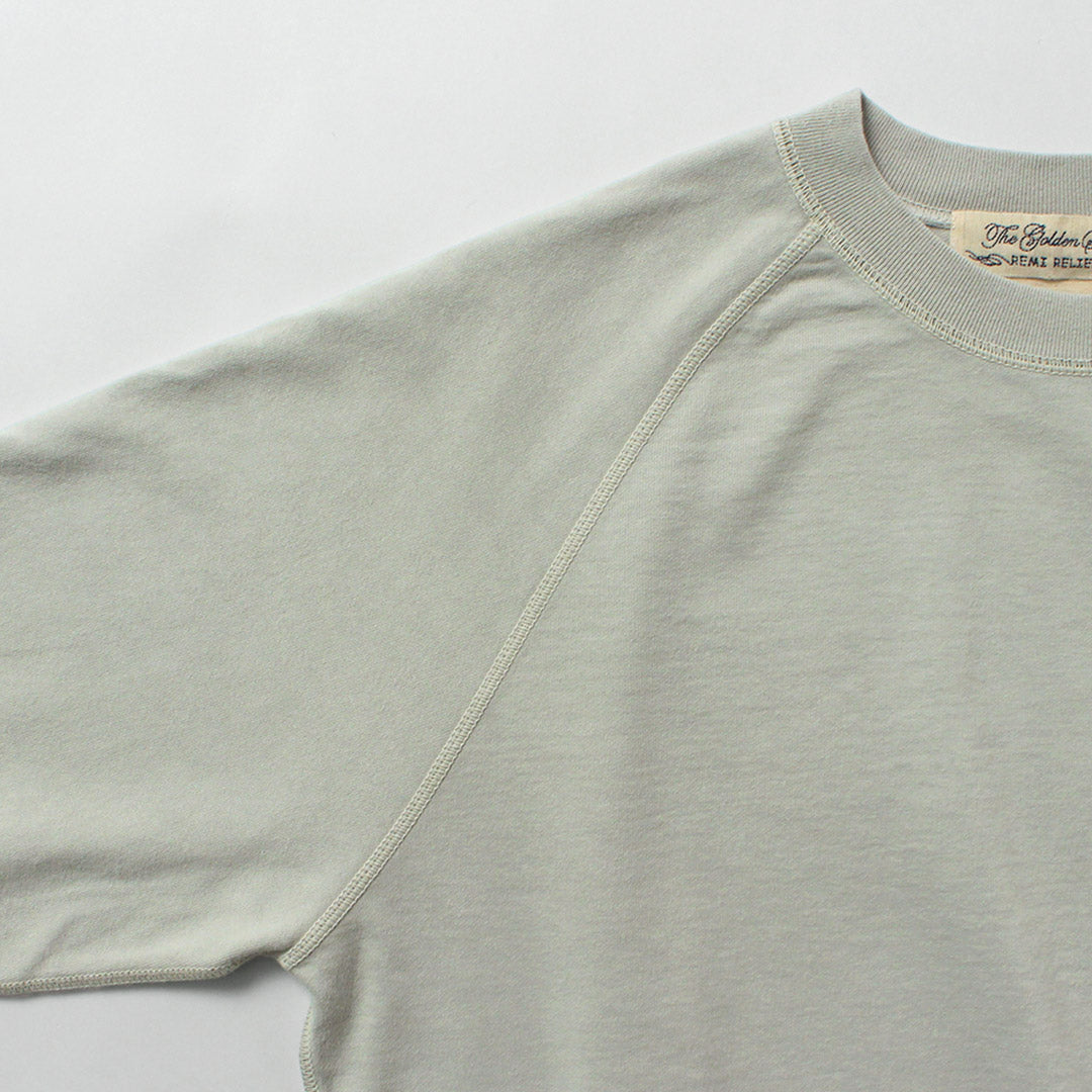 REMI RELIEF(レミレリーフ) SP加工スーピマ裏毛ラグランクルー スウェット 日本製