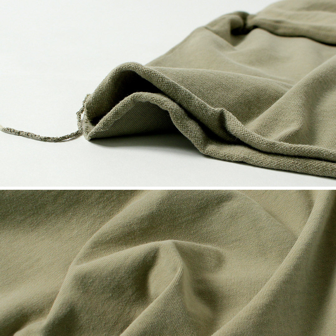 REMI RELIEF(レミレリーフ) スーピマ裏毛ヘンリーネックS/Sクルー 日本製