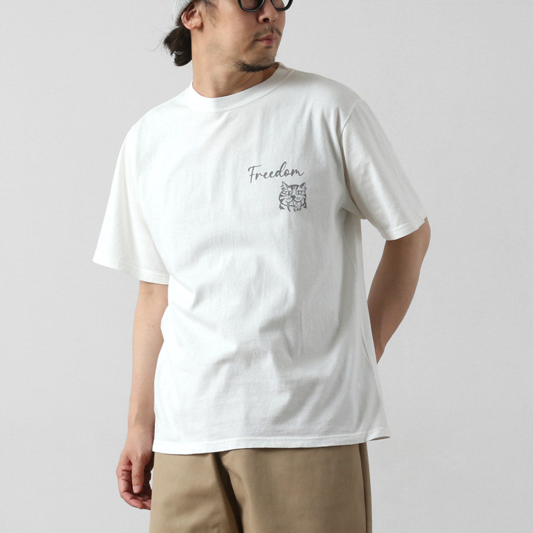 REMI RELIEF(レミレリーフ) HARD SP加工20/-天竺レギュラーTシャツ(FREEDOM) 日本製