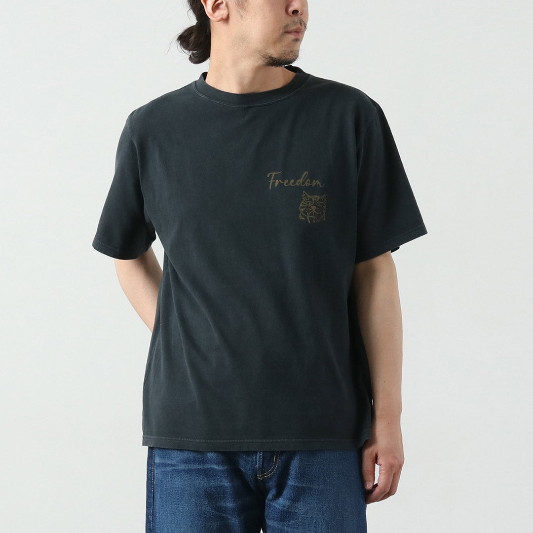 REMI RELIEF(レミレリーフ) HARD SP加工20/-天竺レギュラーTシャツ(FREEDOM) 日本製