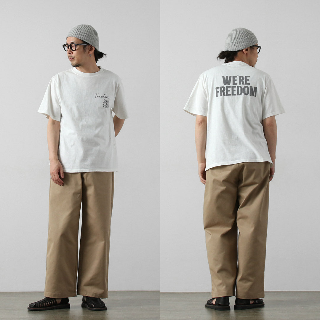 REMI RELIEF(レミレリーフ) HARD SP加工20/-天竺レギュラーTシャツ(FREEDOM) 日本製