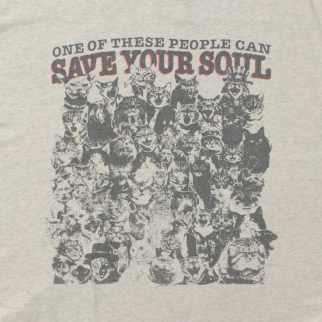 REMI RELIEF(レミレリーフ) HARD SP加工20/-天竺BIGサイズTシャツ(SAVE YOUR SOUL) 日本製