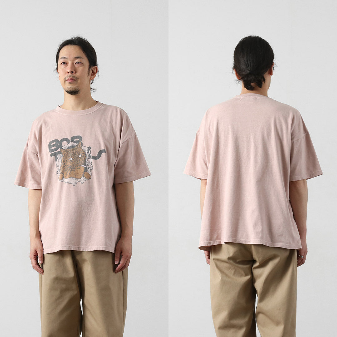 REMI RELIEF(レミレリーフ) HARD SP加工20/-天竺BIGサイズTシャツ(BOB) 日本製
