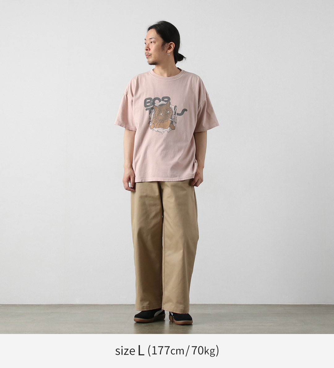 REMI RELIEF(レミレリーフ) HARD SP加工20/-天竺BIGサイズTシャツ(BOB) 日本製