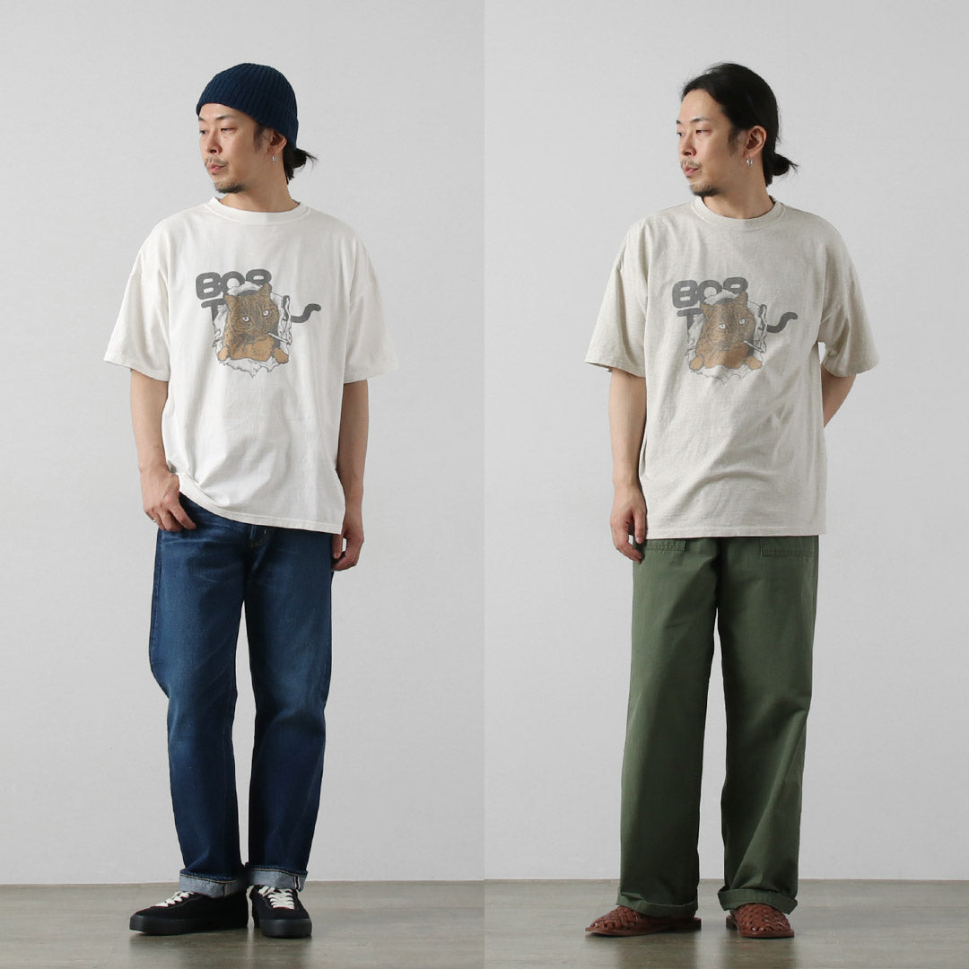 REMI RELIEF(レミレリーフ) HARD SP加工20/-天竺BIGサイズTシャツ(BOB) 日本製