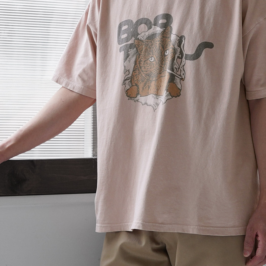 REMI RELIEF(レミレリーフ) HARD SP加工20/-天竺BIGサイズTシャツ(BOB) 日本製