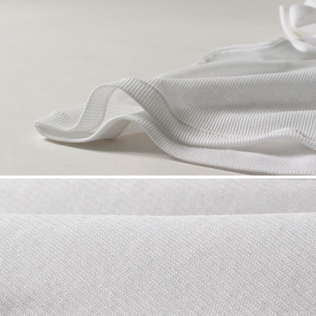 SHINZONE(シンゾーン) シアー リブ ロング スリーブ Tシャツ 26SMSCU07 日本製