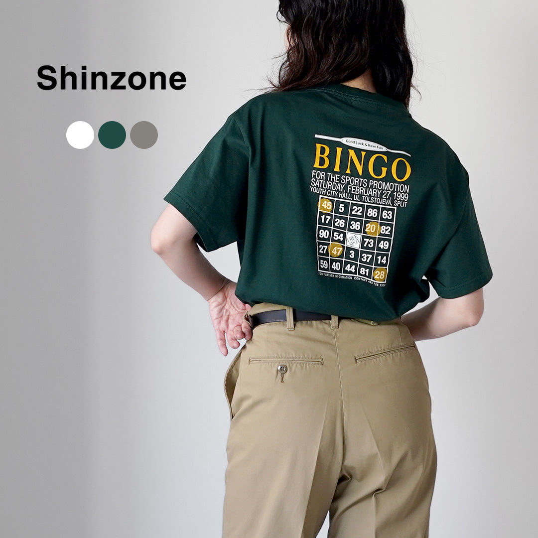 SHINZONE(シンゾーン) BINGO Tシャツ 26SMSCU13 日本製