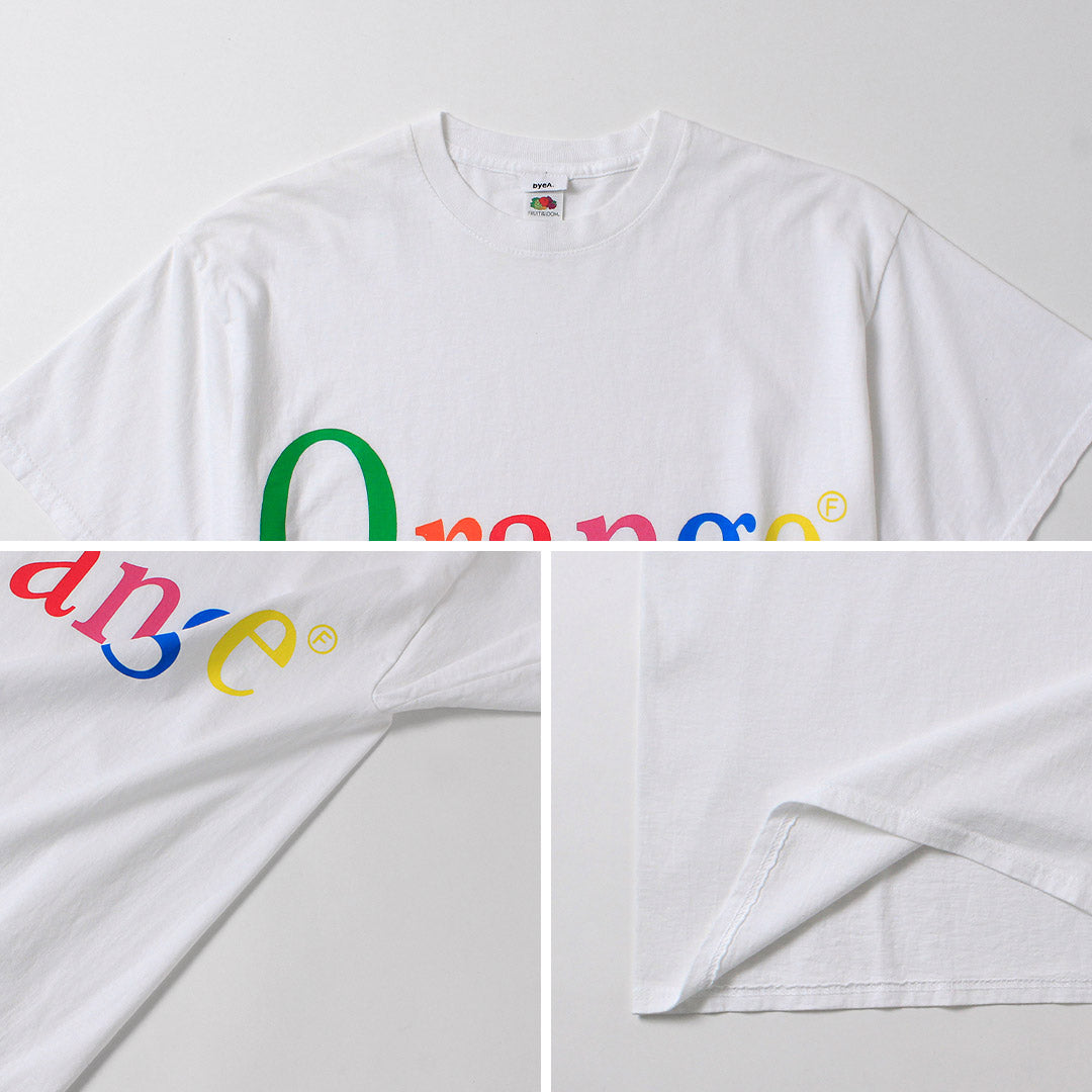 BYE A(バイエー) ノットアップル Tシャツ