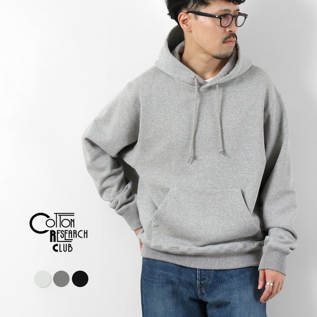 COTTON RESEARCH CLUB(コットン リサーチ クラブ) 14oz 吊り裏毛 フードスウェット