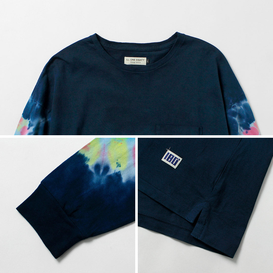 ILL ONE EIGHTY(イルワンエイティー) カラー別注 タイダイ ロングスリーブTシャツ 日本製