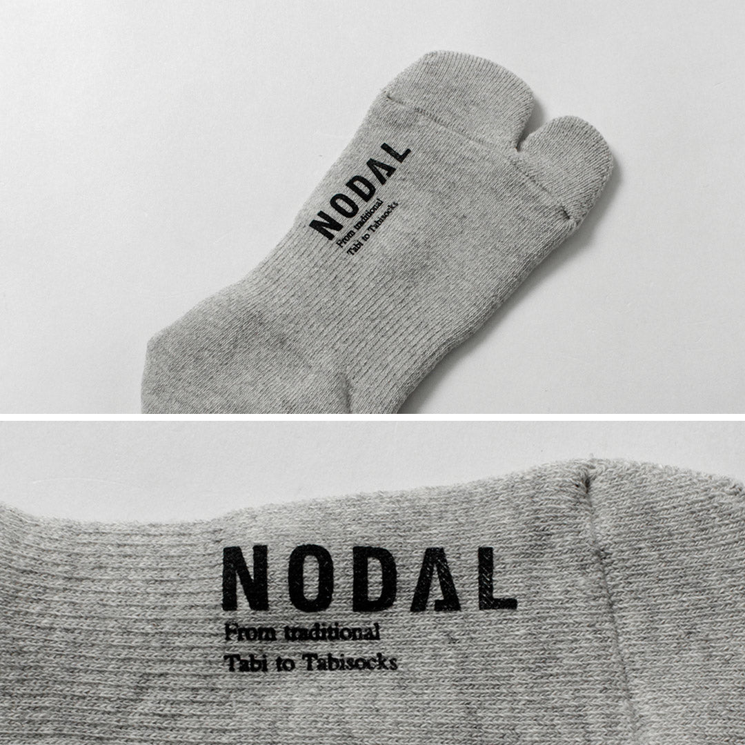 NODAL(ノーダル) ラフィ杢コットン 3パック アンクルソックス 日本製