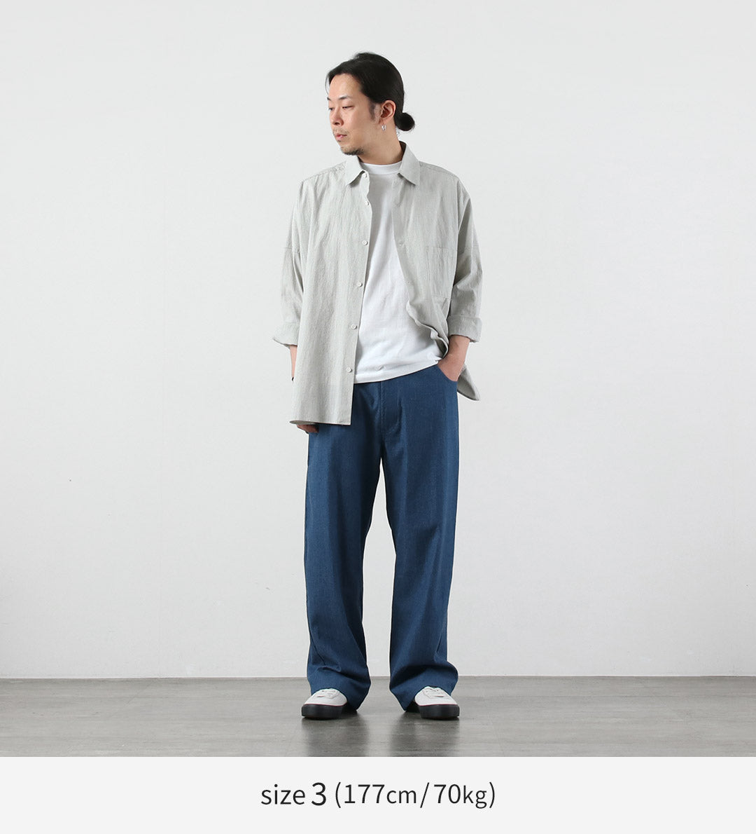 BASISBROEK(バージスブルック) アルビオン 8ozデニム セミワイドイージーパンツ 日本製