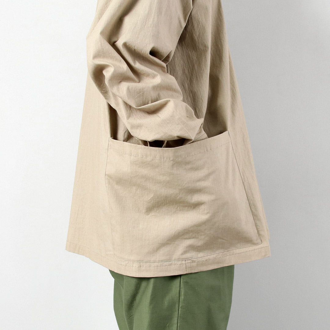 BASISBROEK(バージスブルック) オルガン コットンリネン シャツジャケット 日本製