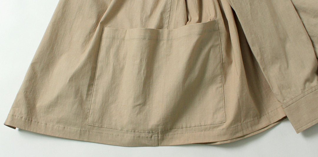BASISBROEK(バージスブルック) オルガン コットンリネン シャツジャケット 日本製