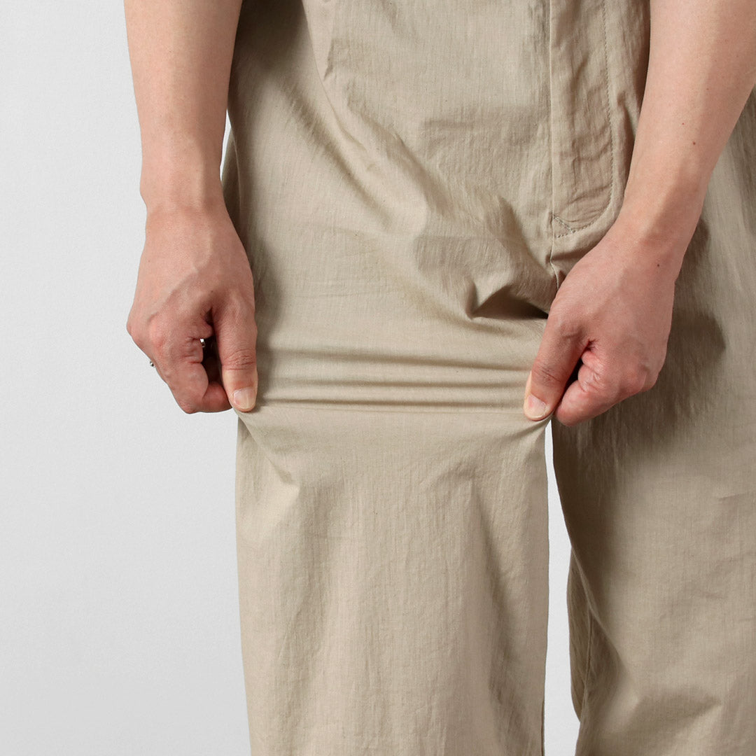 BASISBROEK(バージスブルック) ウィスケン コットンリネン タックパンツ 日本製