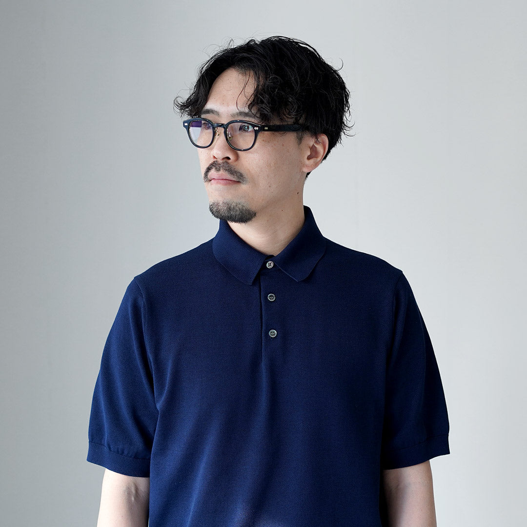 RINASCENTE(リナシェンテ) 別注 12G天竺 ハイブリッド ウォッシャブル ポロシャツ 日本製