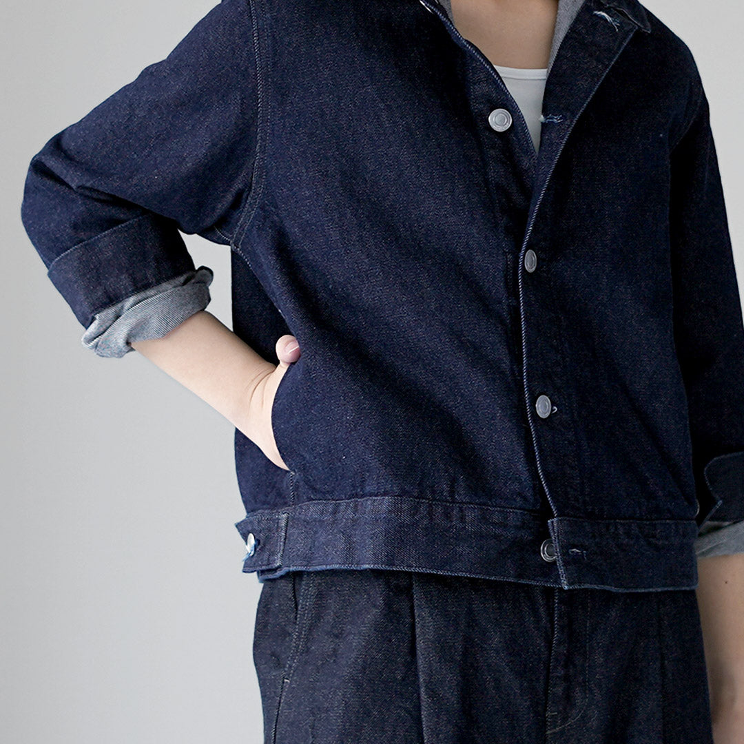 mizuiro ind(ミズイロインド) コンパクト デニム ジャケット