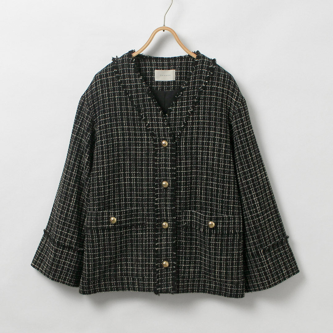 CHIGNON(シニヨン) ツイード ジャケット