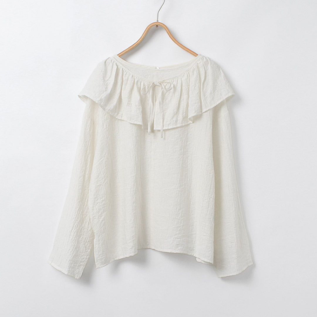 CHIGNON(シニヨン) フリル襟付き シャツ