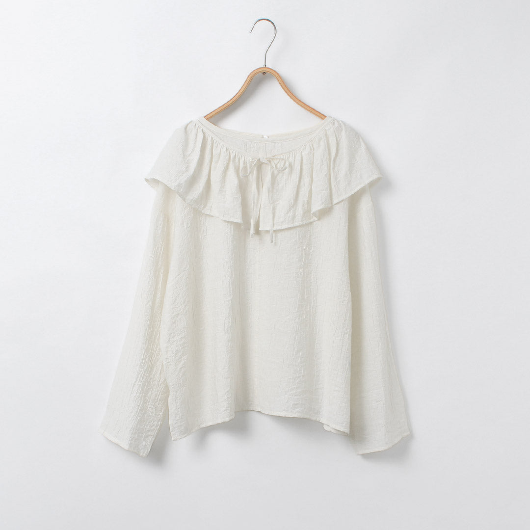 CHIGNON(シニヨン) フリル襟付き シャツ