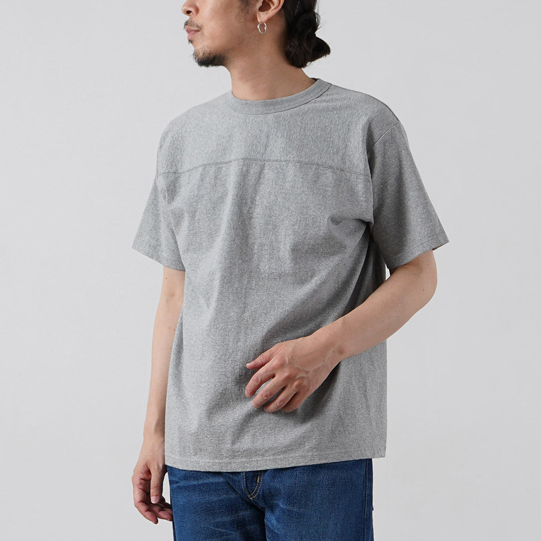 BARNS(バーンズ) 小寸 ショートスリーブ フットボールTシャツ 日本製