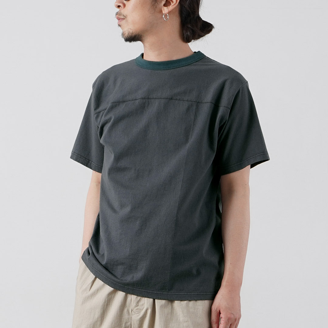 BARNS(バーンズ) 小寸 ショートスリーブ フットボールTシャツ 日本製
