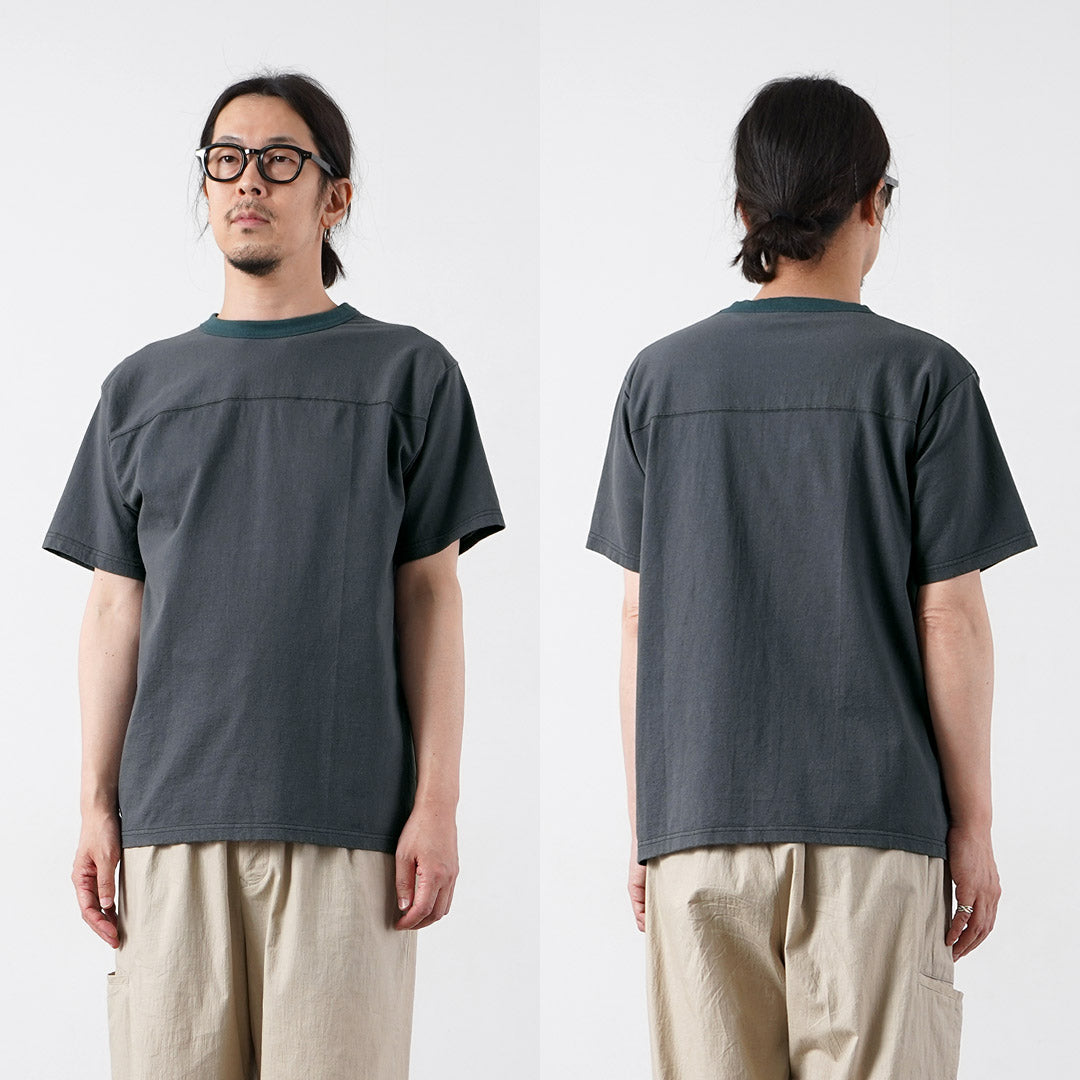 BARNS(バーンズ) 小寸 ショートスリーブ フットボールTシャツ 日本製