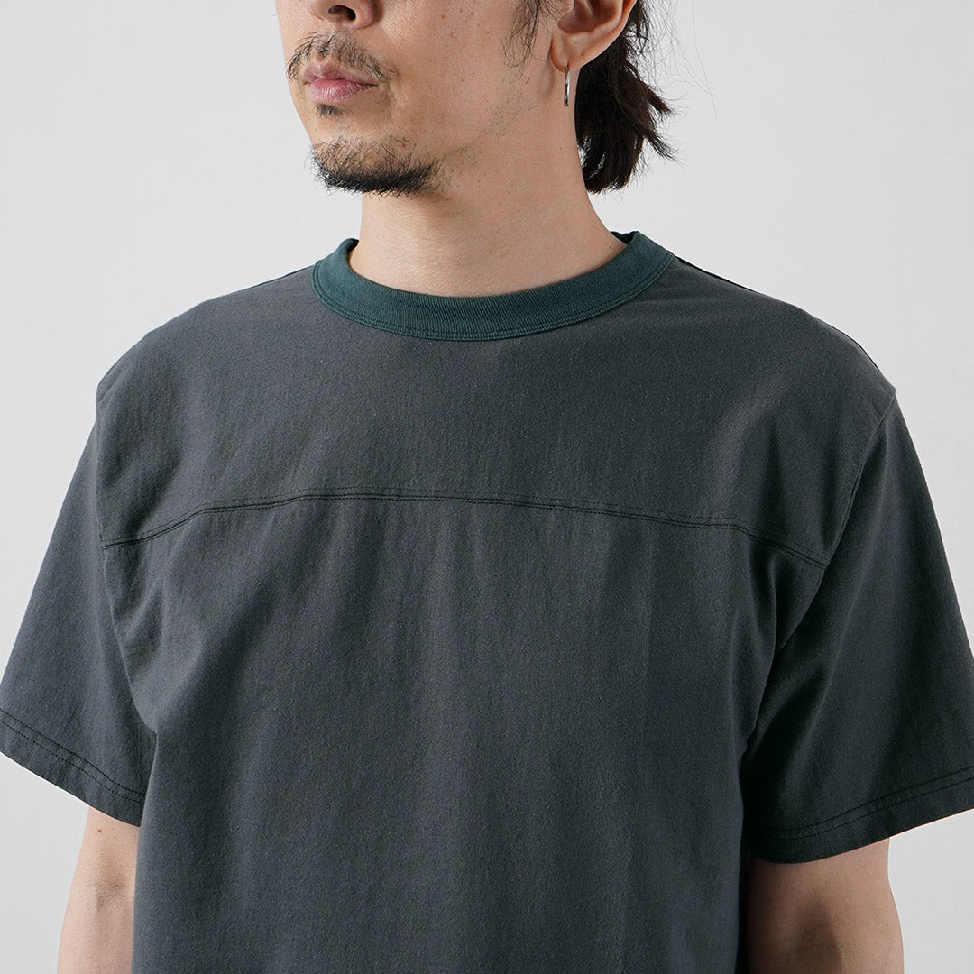 BARNS(バーンズ) 小寸 ショートスリーブ フットボールTシャツ 日本製