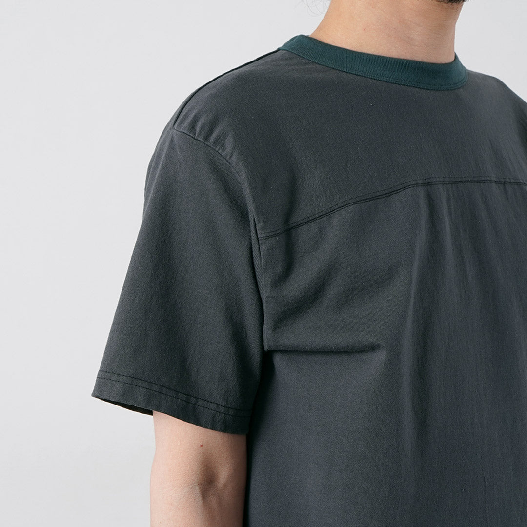 BARNS(バーンズ) 小寸 ショートスリーブ フットボールTシャツ 日本製