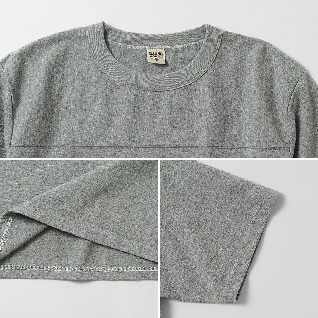 BARNS(バーンズ) 小寸 ショートスリーブ フットボールTシャツ 日本製