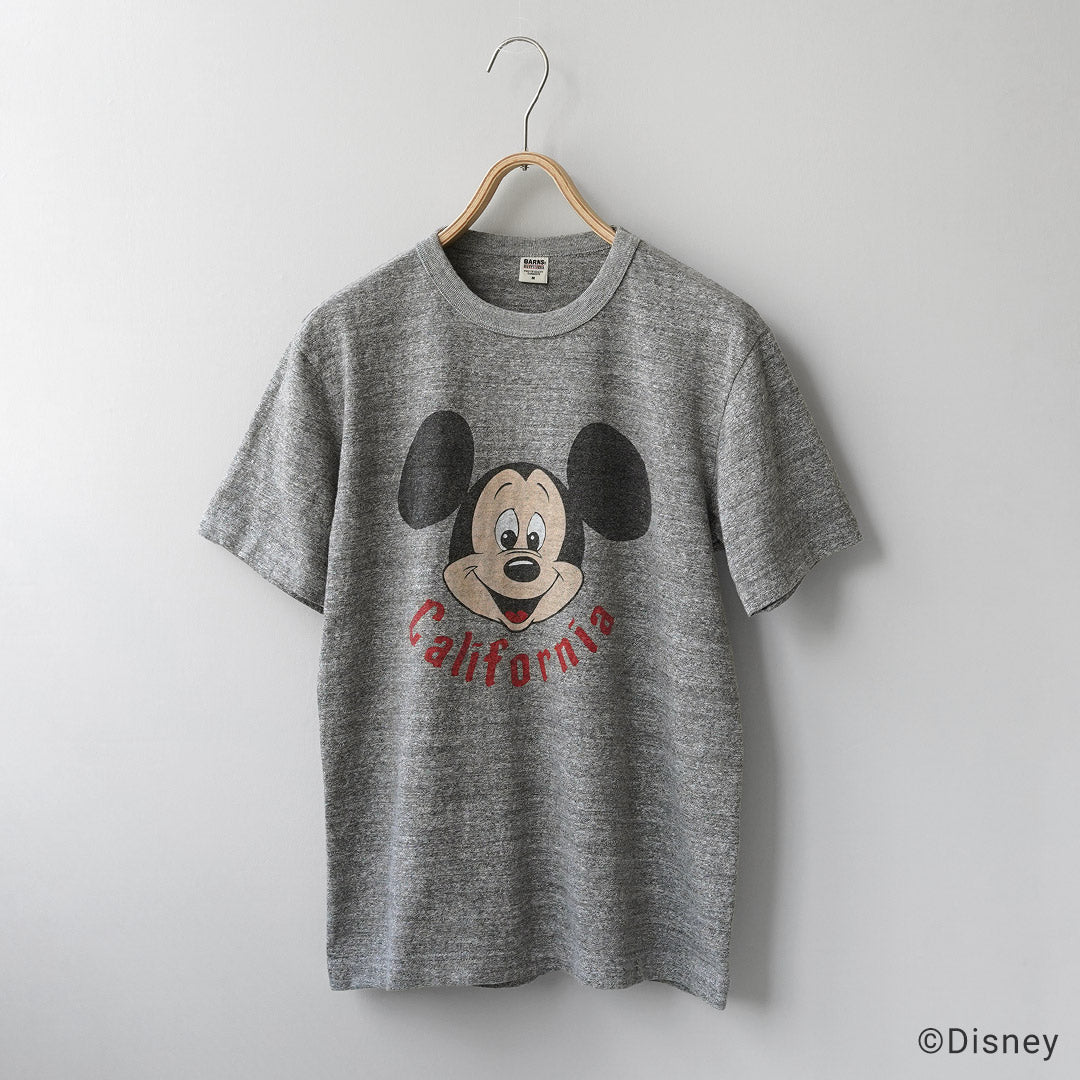 BARNS OUTFITTERS(バーンズ アウトフィッターズ) 吊編み ミッキー Tシャツ 日本製