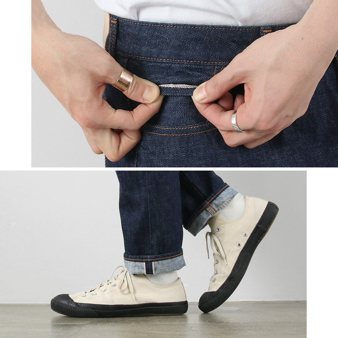Blue refabric(ブルーリファブリック) 13oz セミワイドテーパード 5Pジーンズ 日本製
